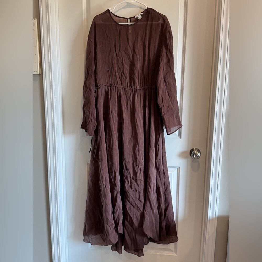 H&M Chocolate‎ Long Sleeve Dress - Picture 10 of 14